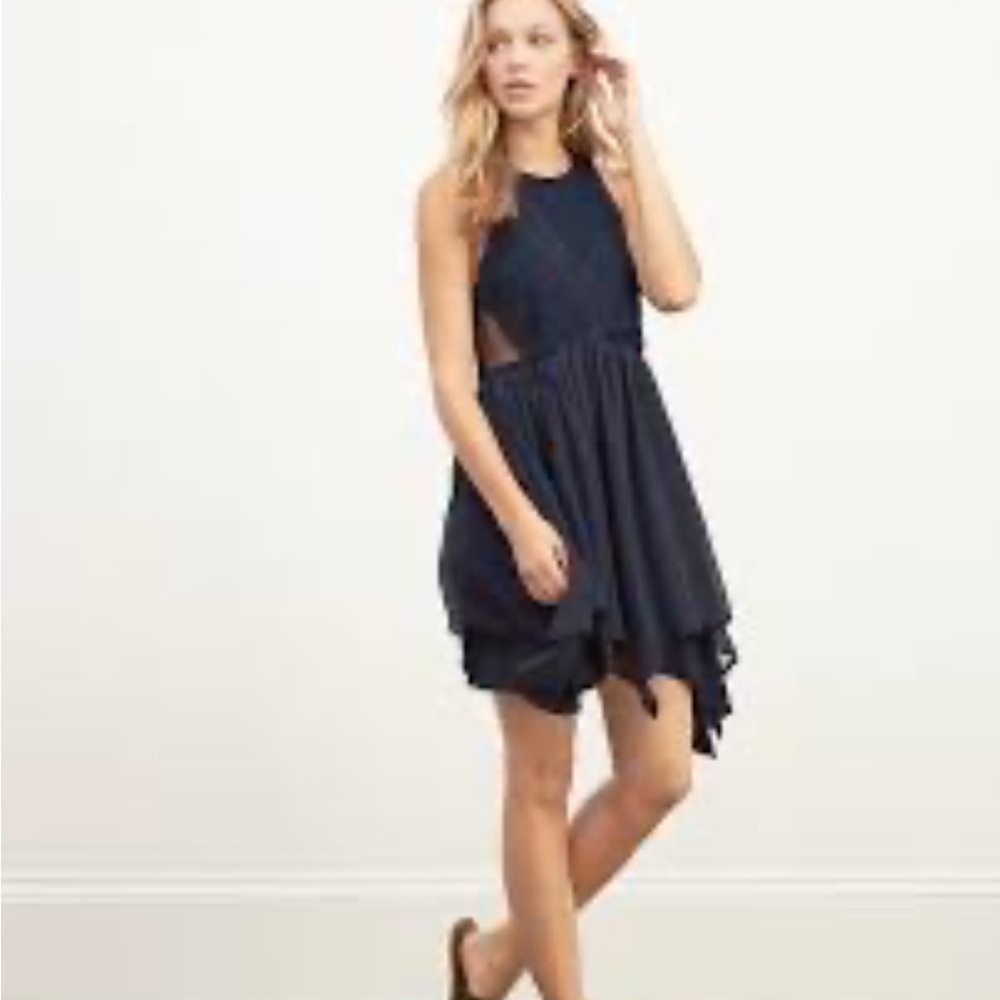 Abercrombie & Fitch Navy Blue Dress Size Small NEW